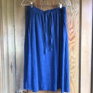 Eileen Fisher draw string linen skirt size small petite.